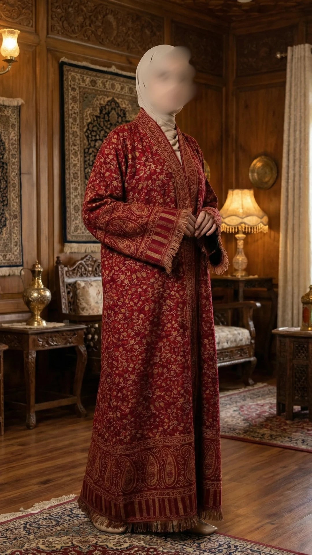 Pashora Artisan Pashmina Abaya