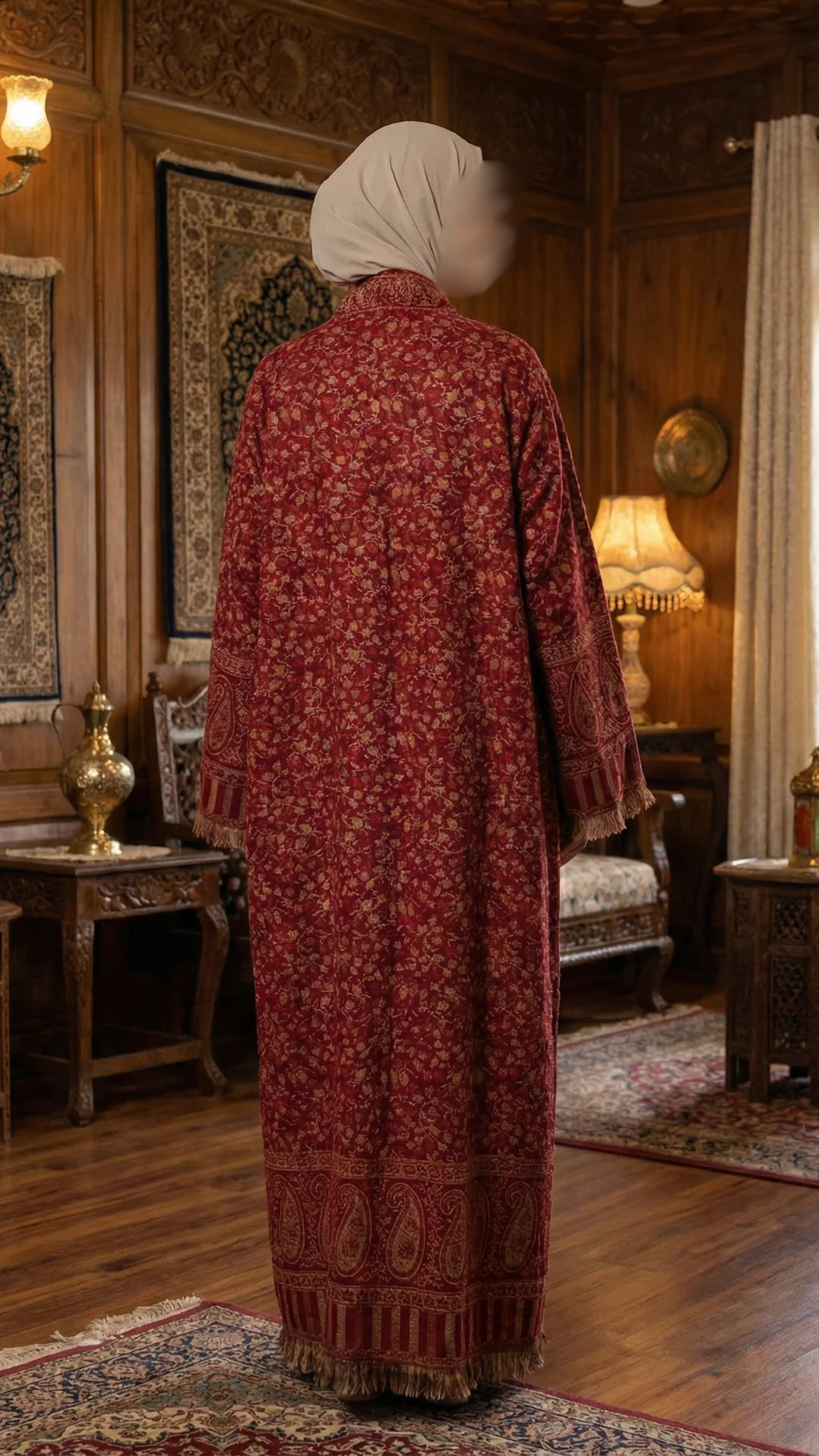 Pashora Artisan Pashmina Abaya